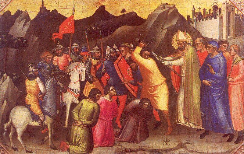 Nardo, Mariotto diNM Saint Nicholas Saves Three Innocent Men oil painting picture